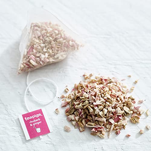 Rhubarb Ginger Tea Temples - teapigs