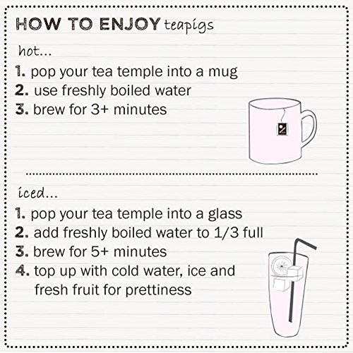 Rhubarb Ginger Tea Temples - teapigs