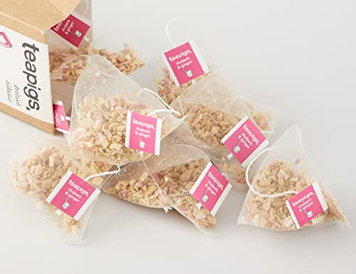 Rhubarb Ginger Tea Temples - teapigs