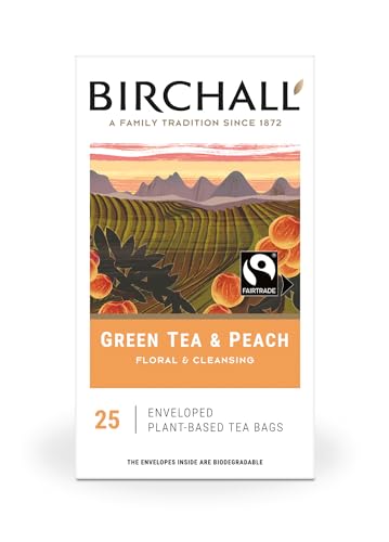 Birchall Tea | Green Tea & Peach | 25 Bags