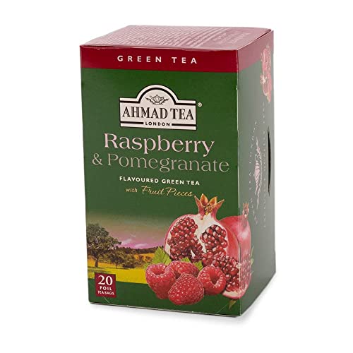 Ahmad Raspberry & Pomegranate Green Tea - 20 Sachets