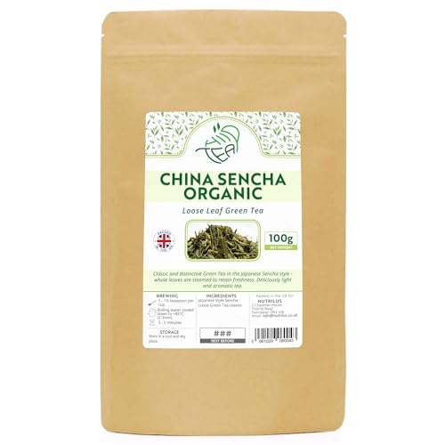 Premium Organic China Sencha Green Tea (100g)