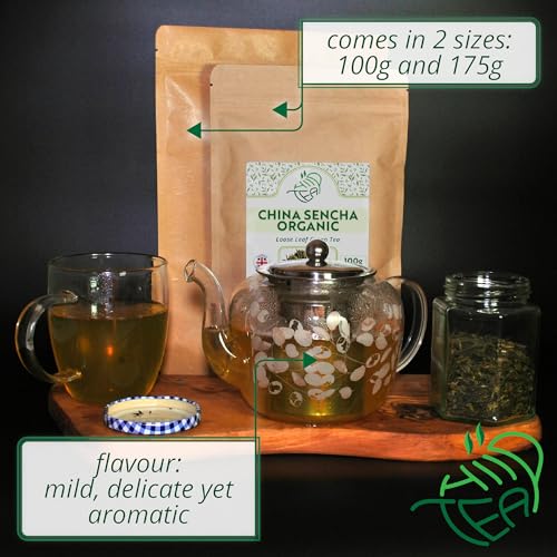 Premium Organic China Sencha Green Tea (100g)