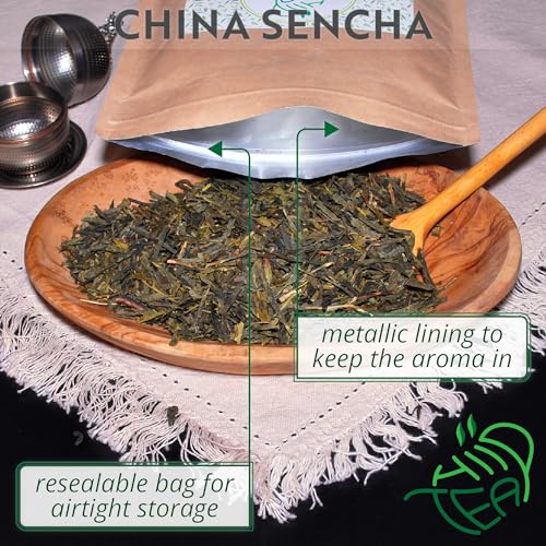 Premium Organic China Sencha Green Tea (100g)