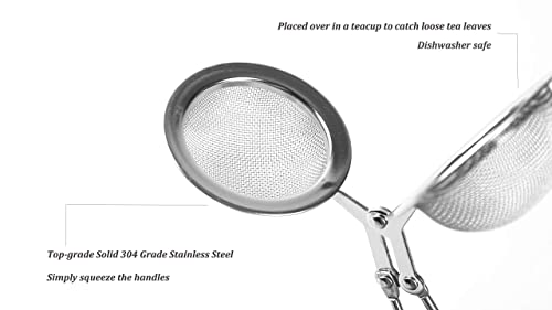 Stainless Steel Tea Infuser for Loose Leaf Tea - 3 Pack