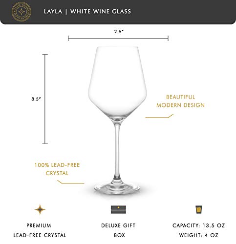 White wine glasses, set of 4