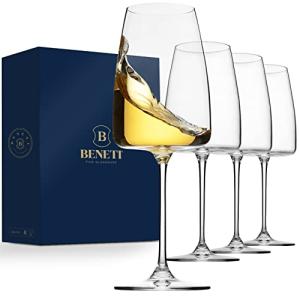 White Wine Glass Set - 14oz - Square & Stemmed