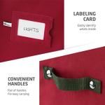 Zober Christmas Light Organizer - 4 Plastic Wheel