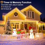 Outdoor Icicle Lights: 400 LED - 33ft