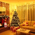 Outdoor Icicle Lights: 400 LED - 33ft