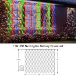 Color Changing Christmas Net Lights with Remote Control