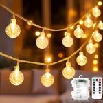 Battery Operated Globe String Lights with Remote