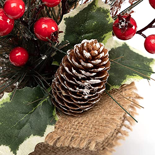 Mini Christmas Tree Set: Festive Office Decor & Gift