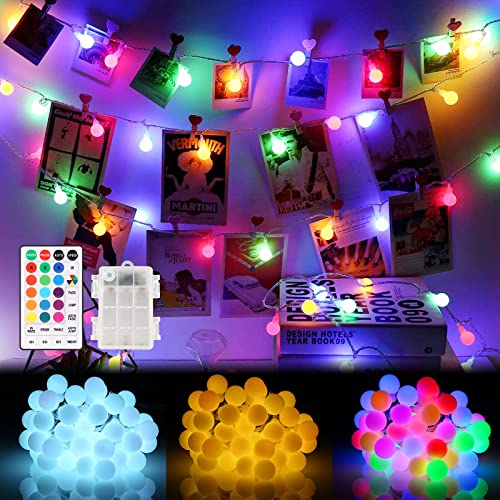 ALOVECO LED String Lights - Color Changing 50 LEDs