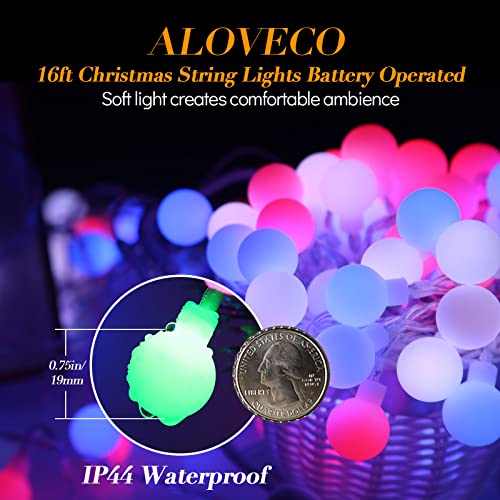 ALOVECO LED String Lights - Color Changing 50 LEDs