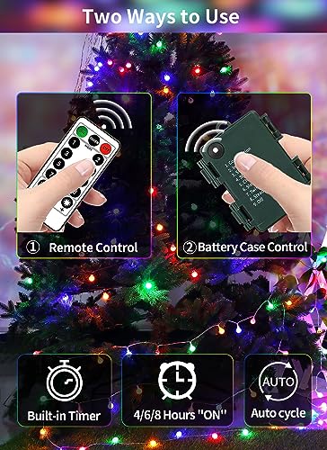 Christmas Battery Operated Color Changing String Lights