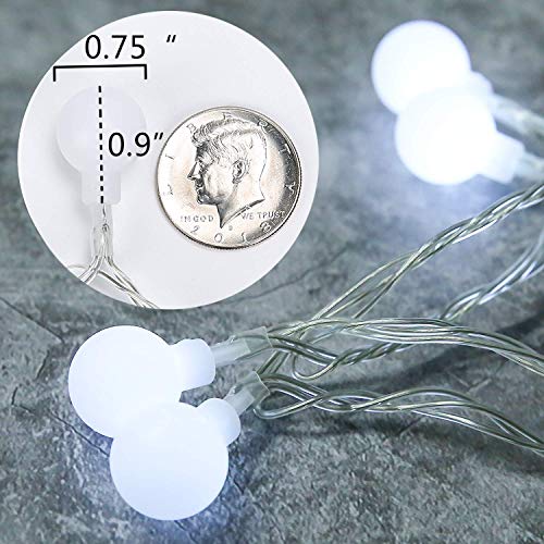 Christmas Globe String Lights with Remote Control - 100 LEDs