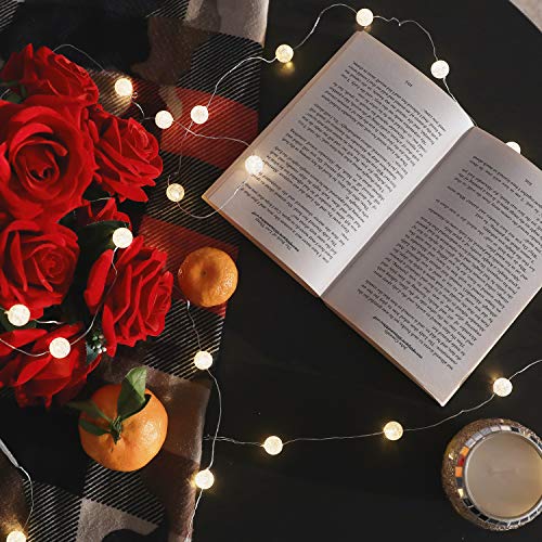 Festive Fairy Lights: Crackle Ball Globe String Lights