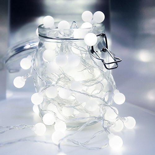Christmas Globe String Lights with Remote Control - 100 LEDs