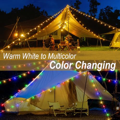 Christmas-themed 40ft Globe String Lights with Remote
