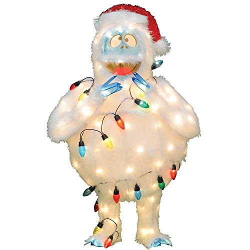 32" Rudolph Bumble Yard Decoration, 80 Lights