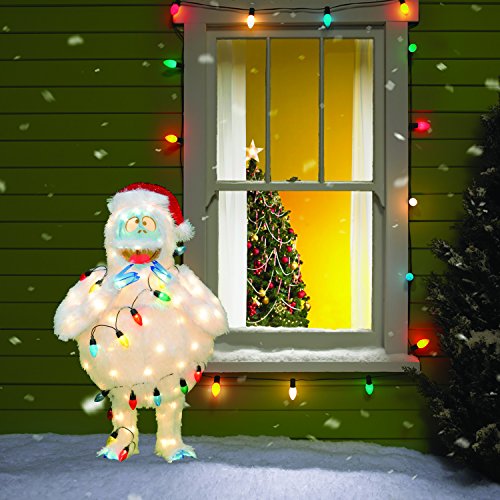 32" Rudolph Bumble Yard Decoration, 80 Lights