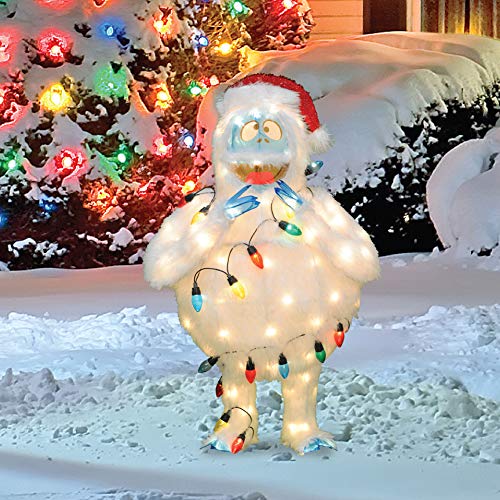 32" Rudolph Bumble Yard Decoration, 80 Lights