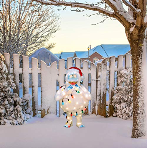 32" Rudolph Bumble Yard Decoration, 80 Lights