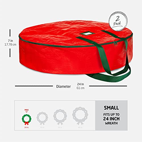 Christmas Wreath Storage Bag - 24 Inch