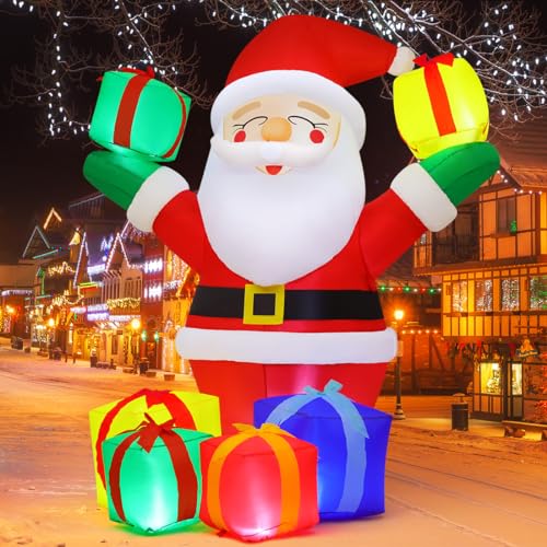 6 FT Santa Inflatable for Festive Outdoor Decor