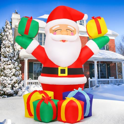 6 FT Santa Inflatable for Festive Outdoor Decor