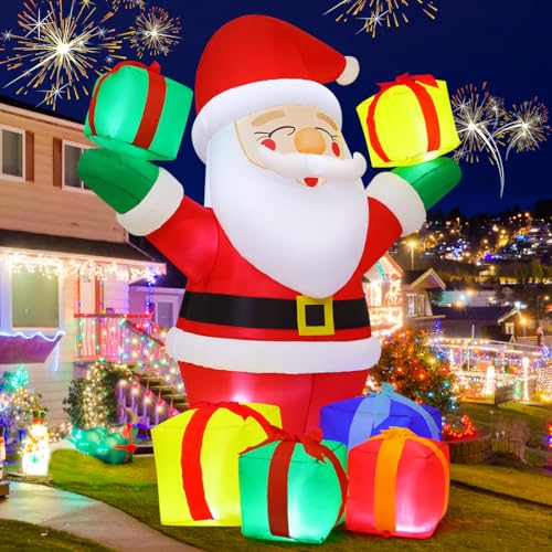 6 FT Santa Inflatable for Festive Outdoor Decor