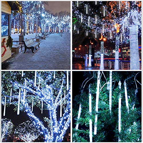 Aluan Meteor Shower Rain Lights: Christmas Holiday Outdoor Decoration