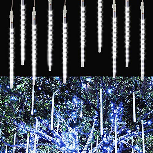 Aluan Meteor Shower Rain Lights: Christmas Holiday Outdoor Decoration