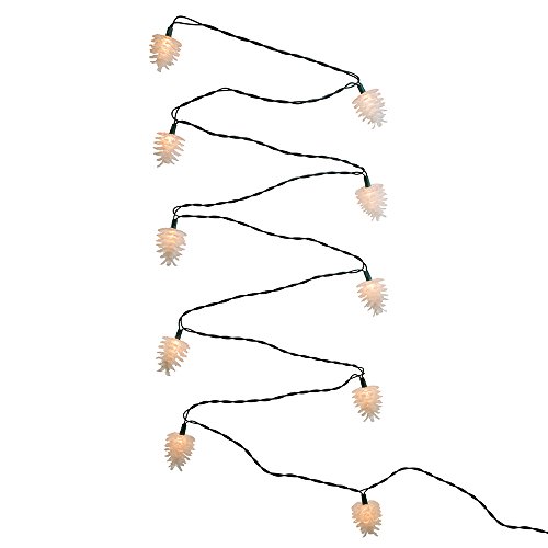 Clear Pinecone Light Set for Christmas - Kurt Adler