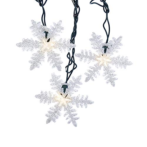 White Snowflake Party Lights - Adler UL 10-Light