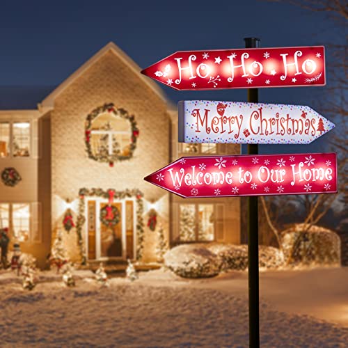 White LED Christmas Solar Path Stake Lights
