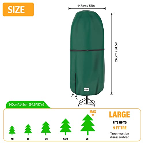 Waterproof & Adjustable Christmas Tree Storage Cover