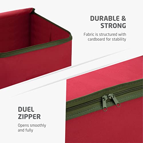 Zober Christmas Light Storage: Organizer Wheel - Red