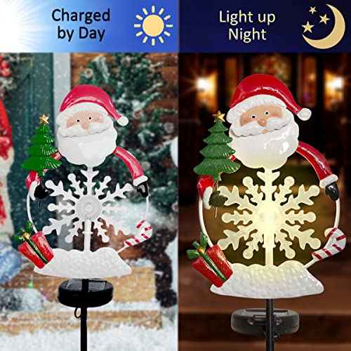 Lighted Christmas Landscape Ornament: Solar Garden Stake Lights