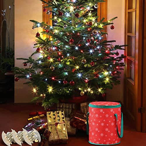 Christmas Light Storage Bags - 2Pack, RED