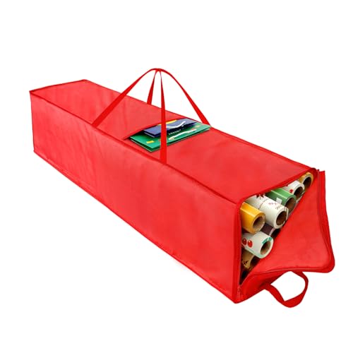 Christmas Wrapping Paper Organizer - Stores 20 Rolls!