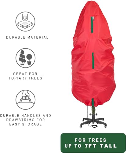 Christmas Tree Storage Bag - Vertical, Durable, Lightweight (7ft)