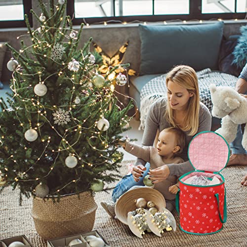 Christmas Light Storage Bags - 2Pack, RED