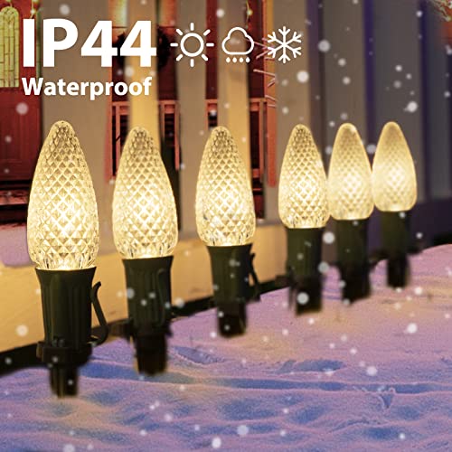 C9 Pathway Lights: Festive Outdoor Christmas Decor, Warm White