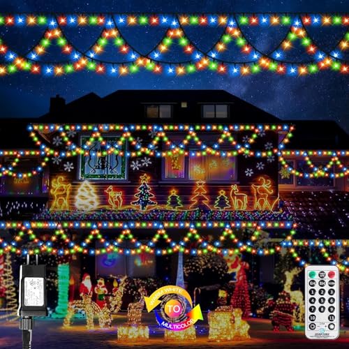 Christmas Star Lights - Festive Multicolor Illumination