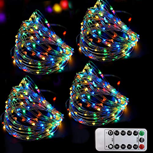 66 Ft 200 LED Multi Colored Christmas Fairy Lights