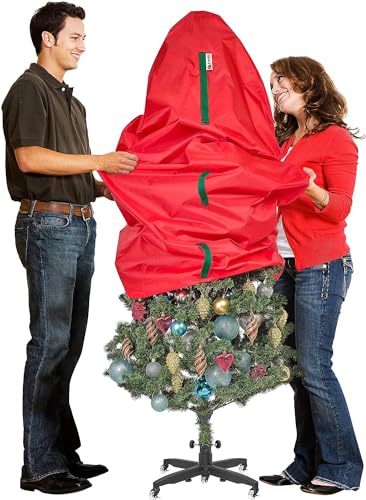 Christmas Tree Storage Bag - Vertical, Durable, Lightweight (7ft)