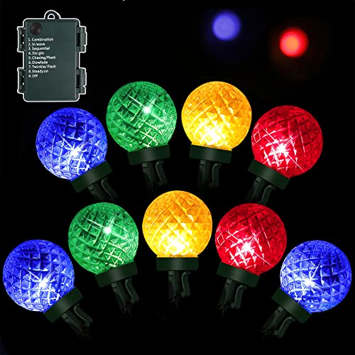 Christmas Globe String Lights for Holiday Party Decorations