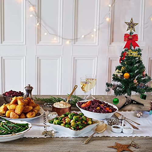 Small Tabletop Christmas Tree with Lights & Ornaments